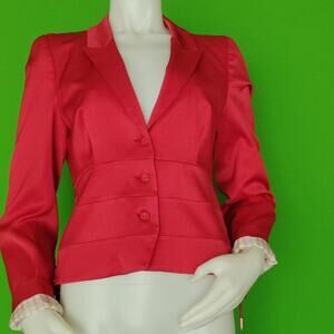 NWT  Byblos red blazer